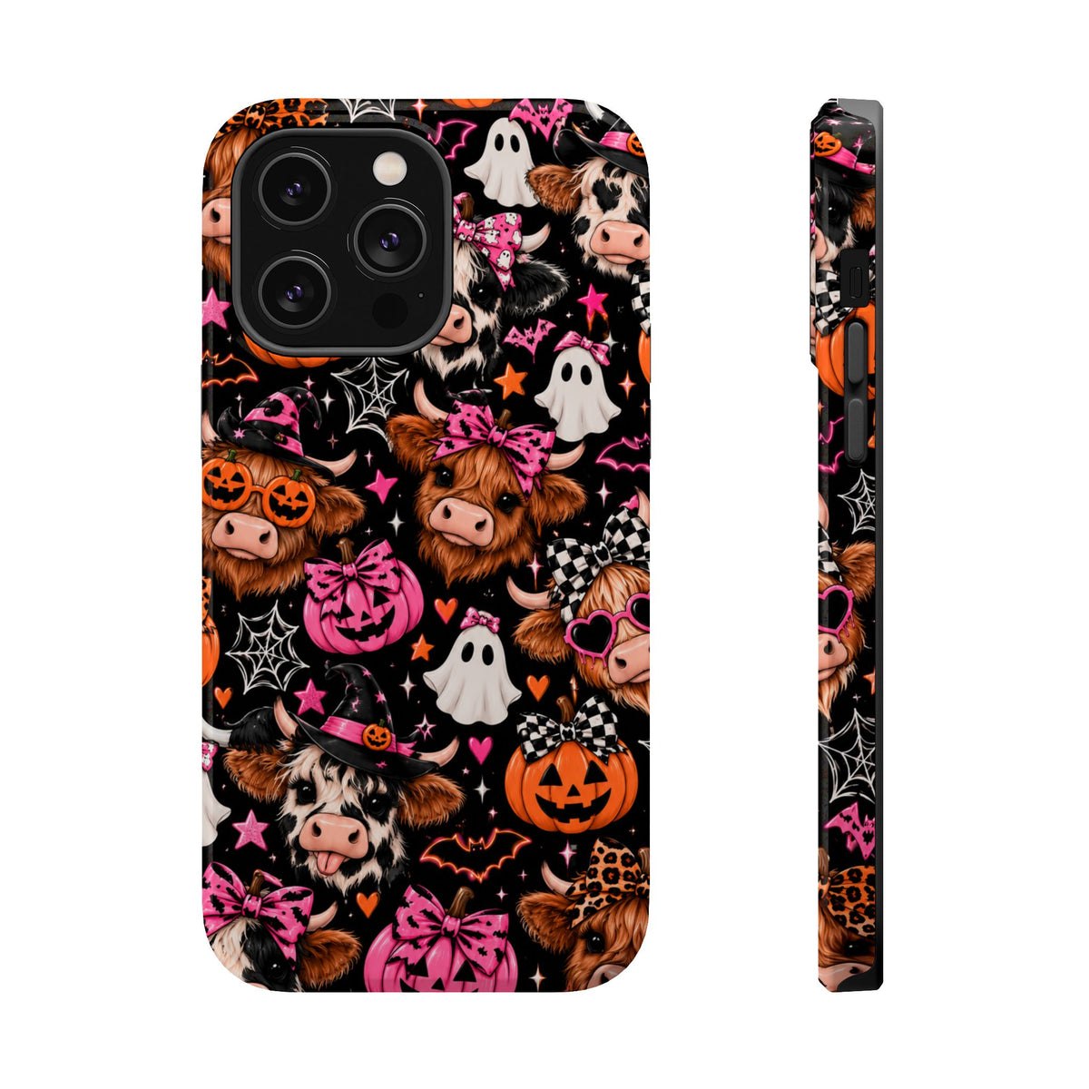 Halloween Cow Pattern Magnetic iPhone Case