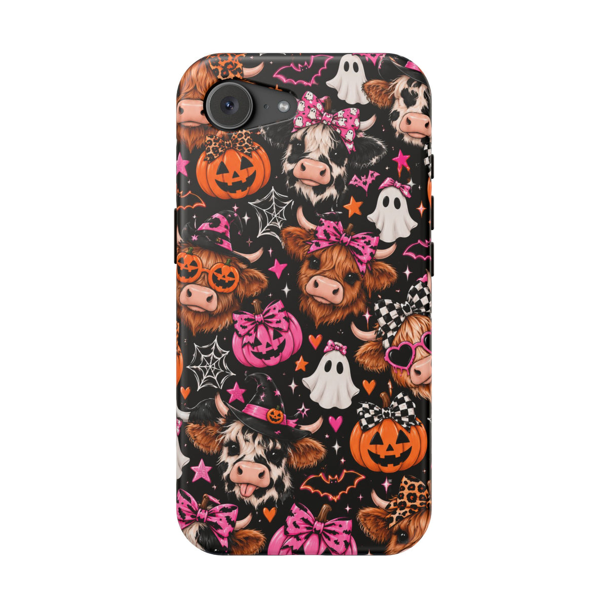 Halloween Cow Pattern Magnetic iPhone Case