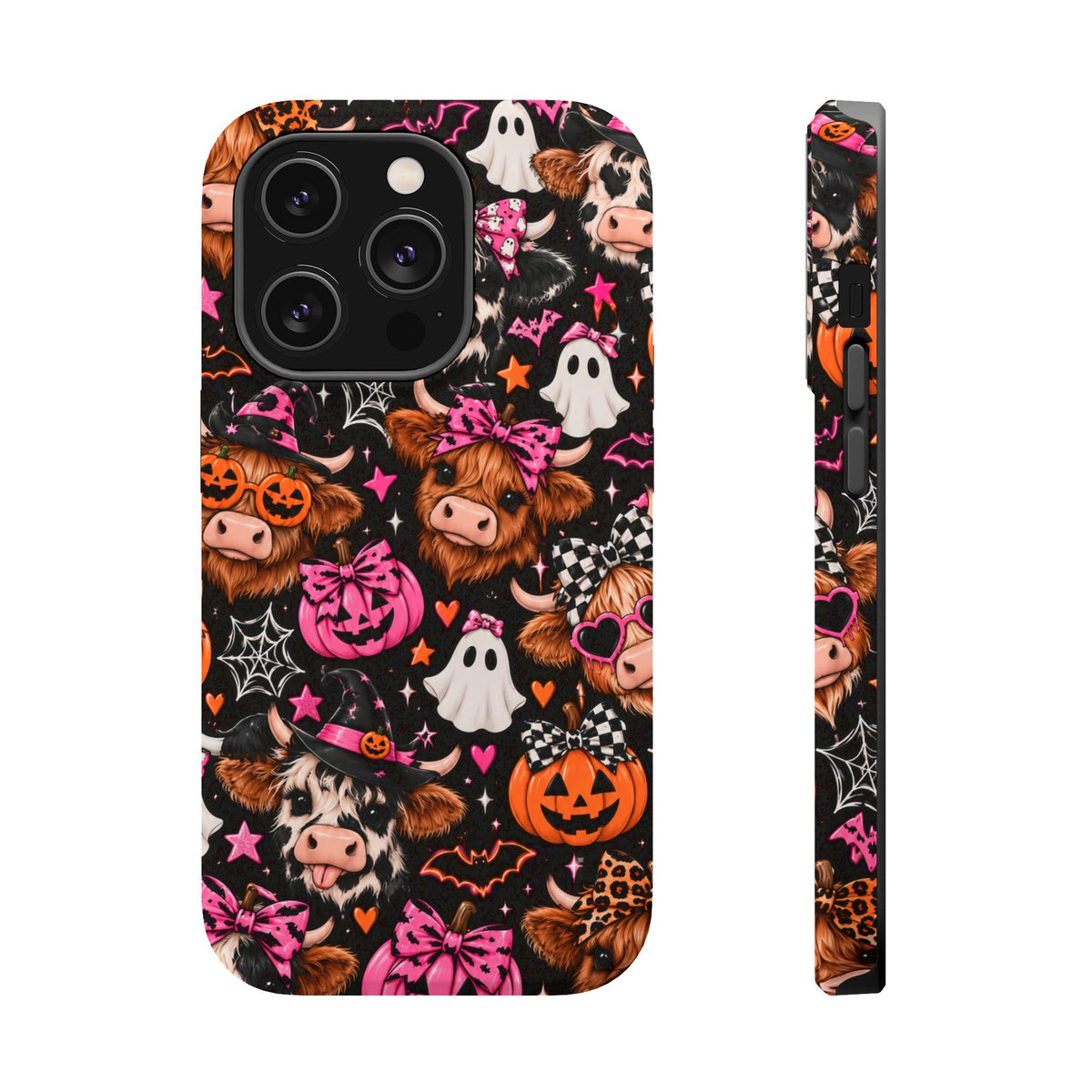 Halloween Cow Pattern Magnetic iPhone Case