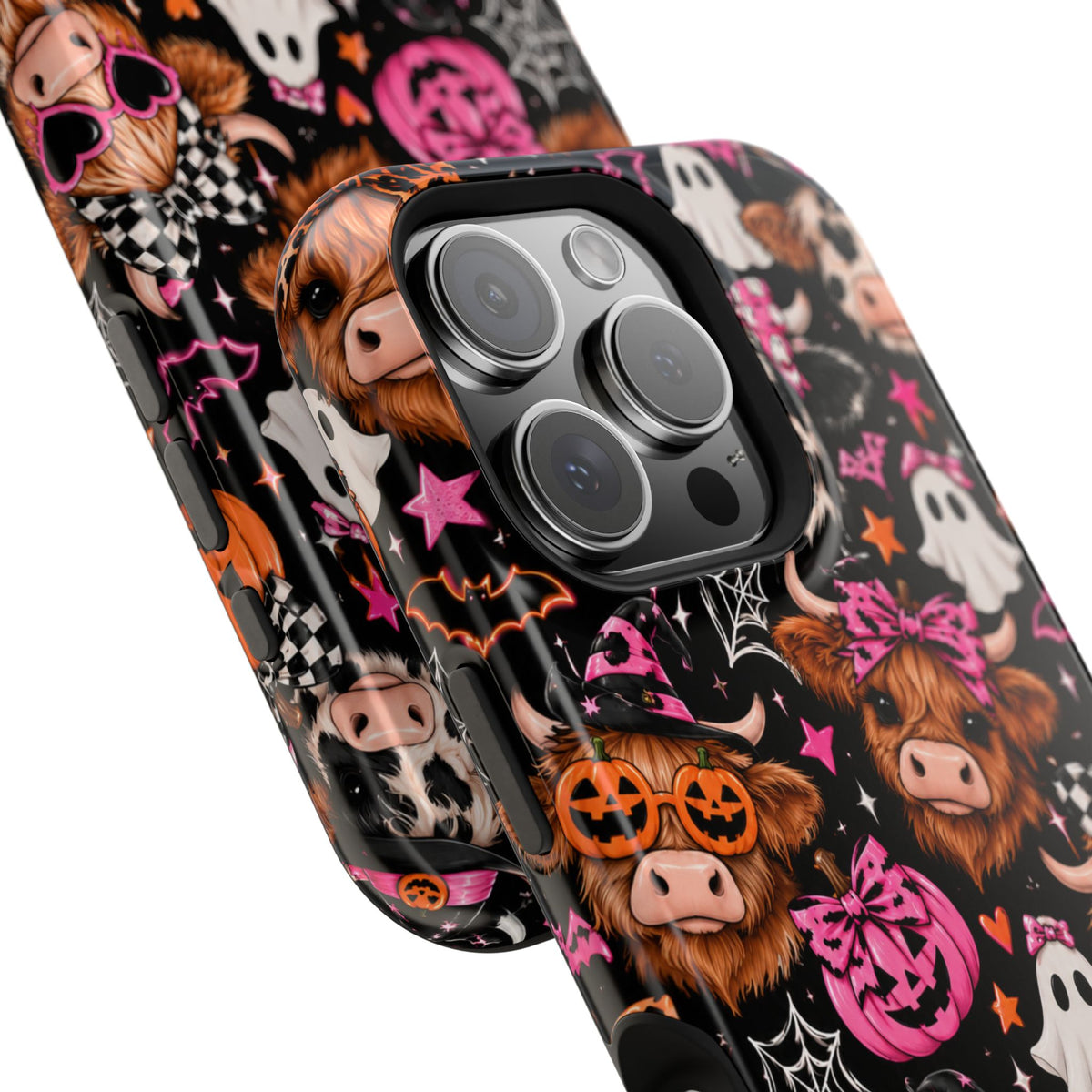 Halloween Cow Pattern Magnetic iPhone Case
