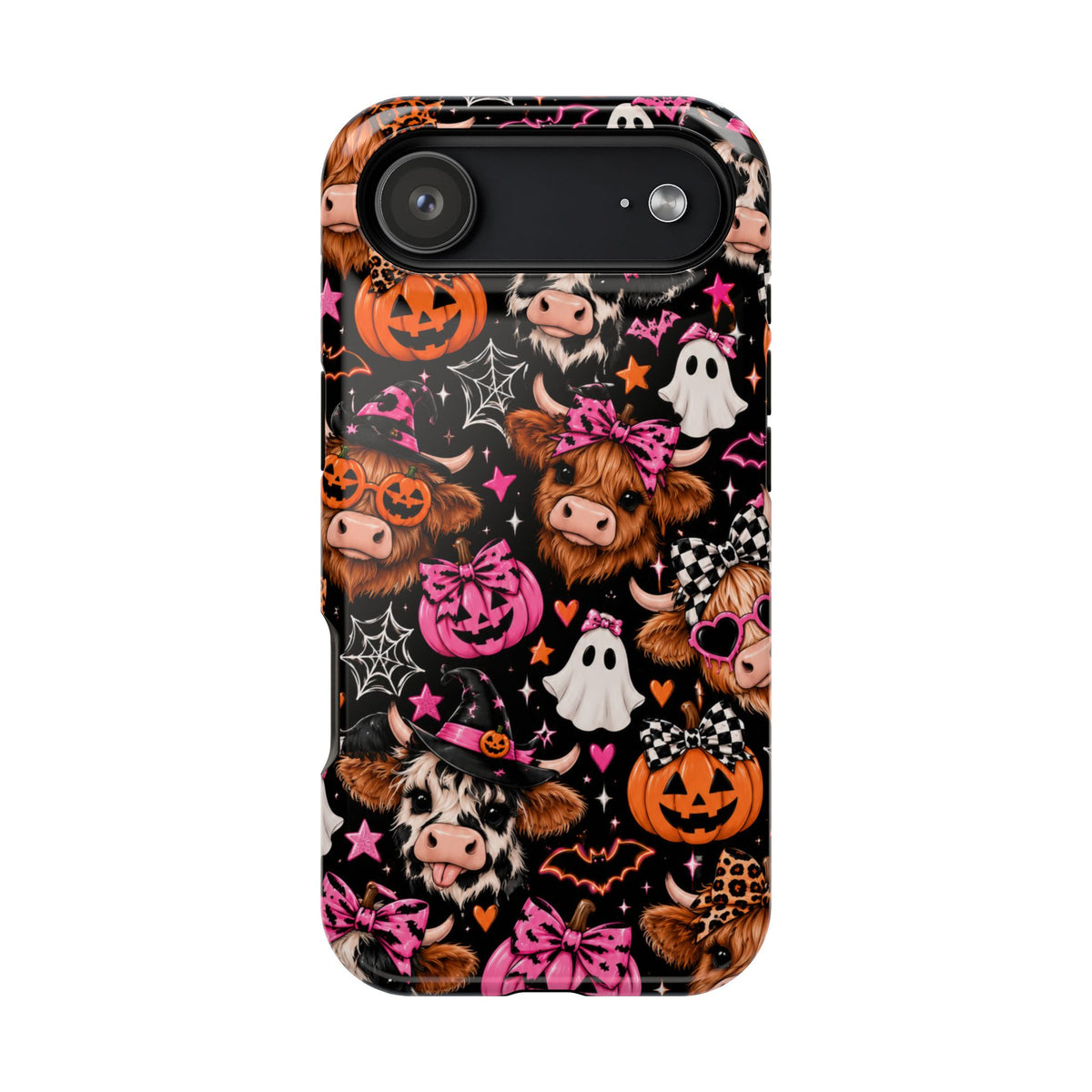 Halloween Cow Pattern Magnetic iPhone Case