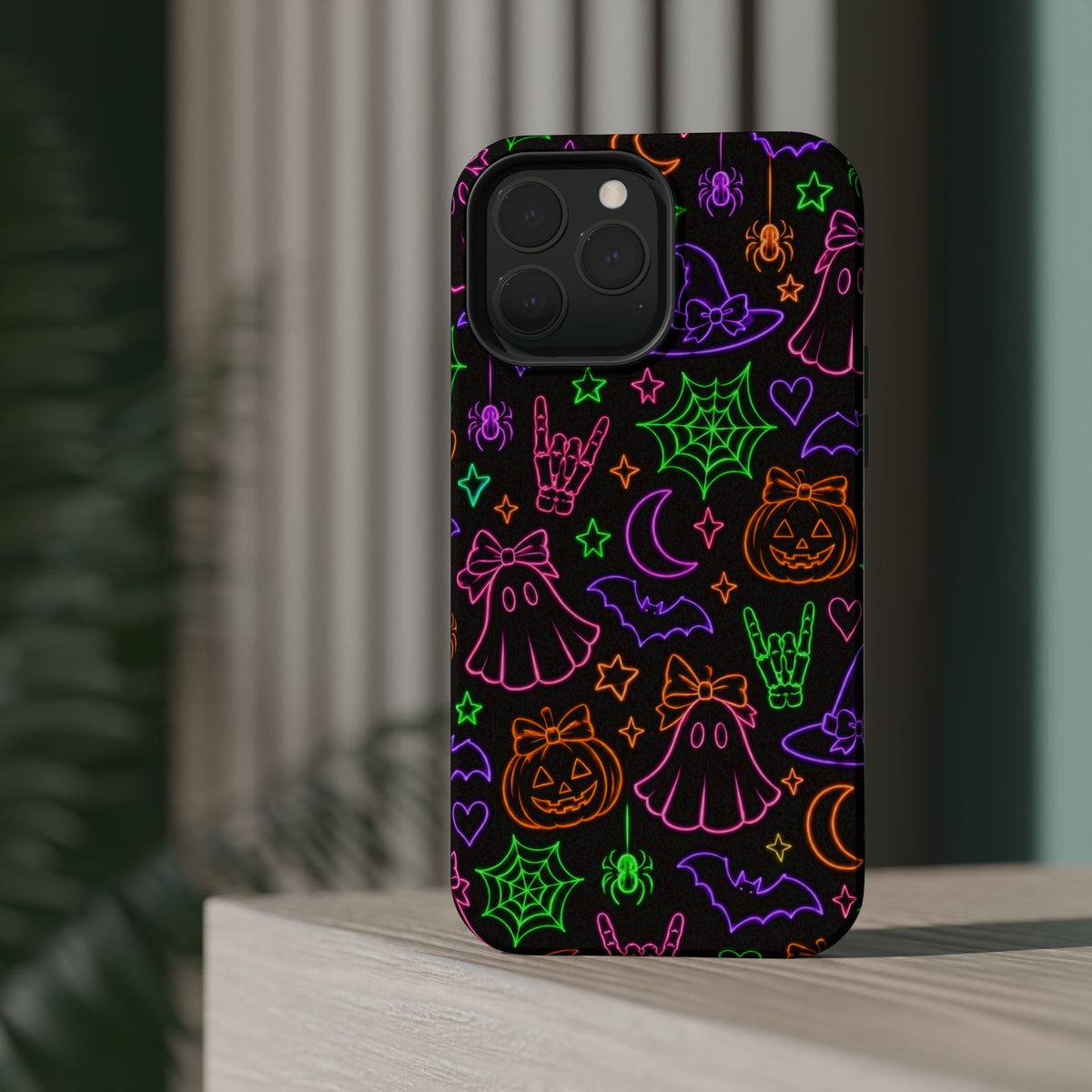 Neon Halloween Magnetic Phone Case