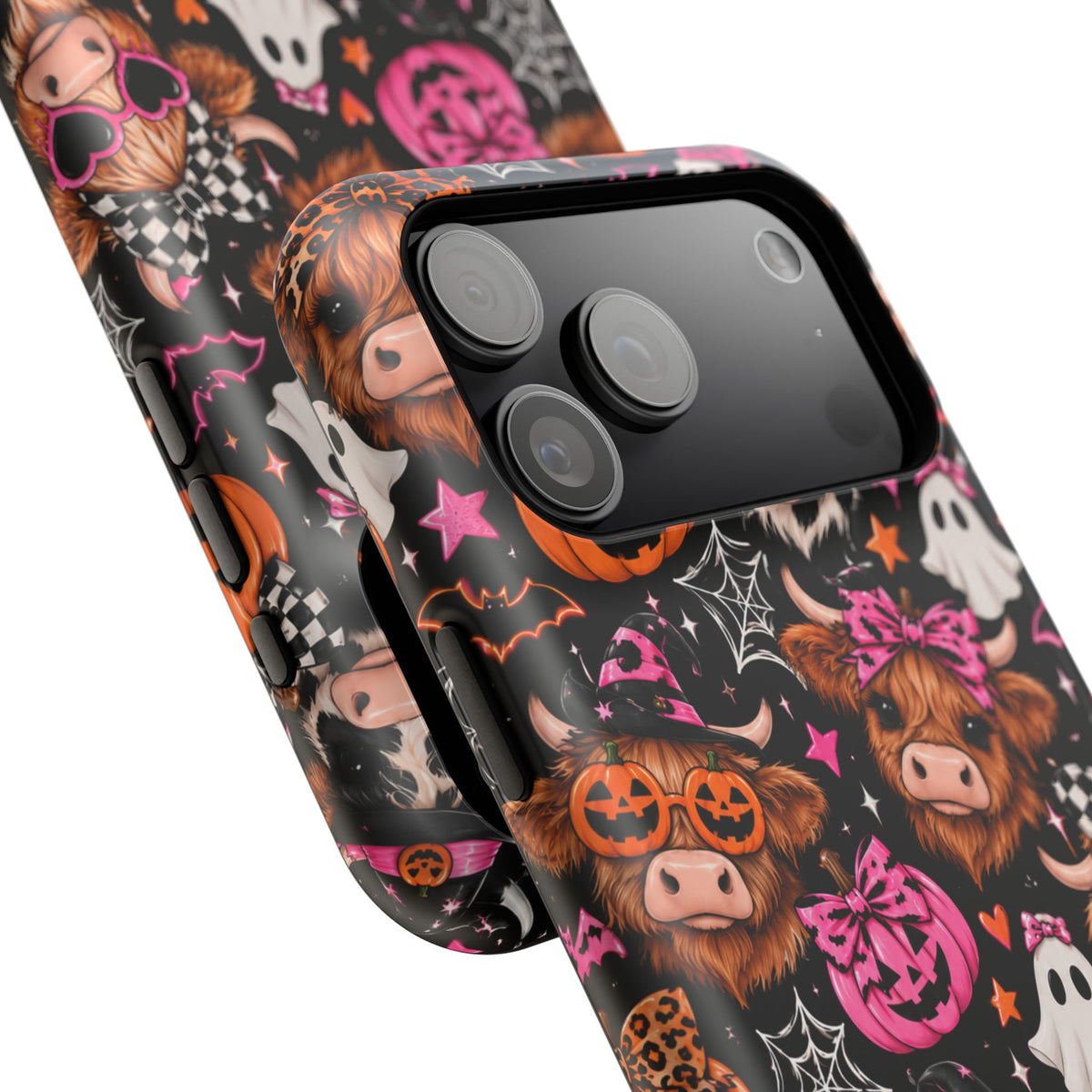 Halloween Cow Pattern Magnetic iPhone Case