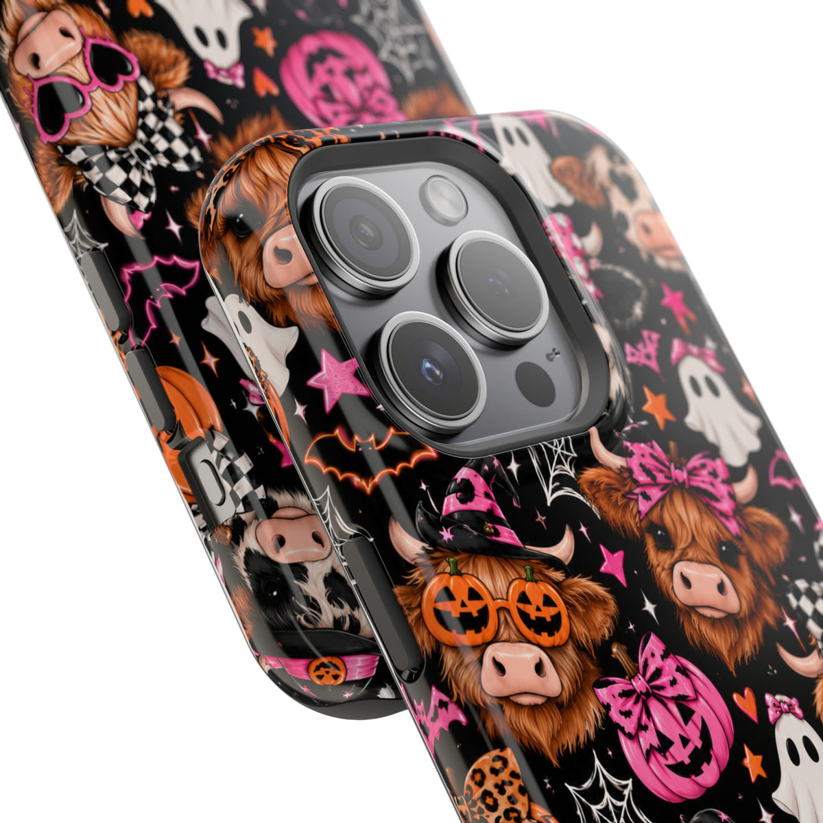 Halloween Cow Pattern Magnetic iPhone Case