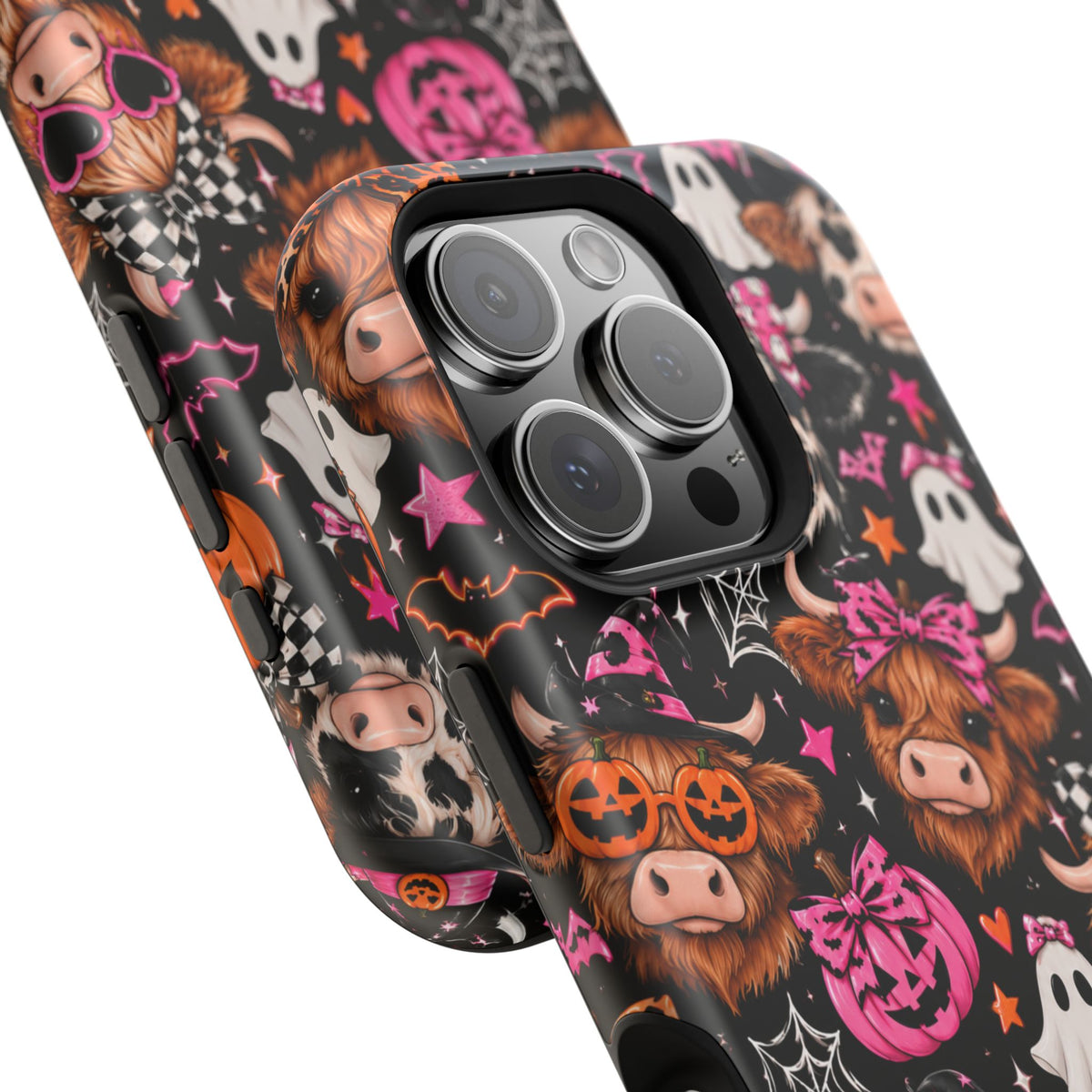 Halloween Cow Pattern Magnetic iPhone Case