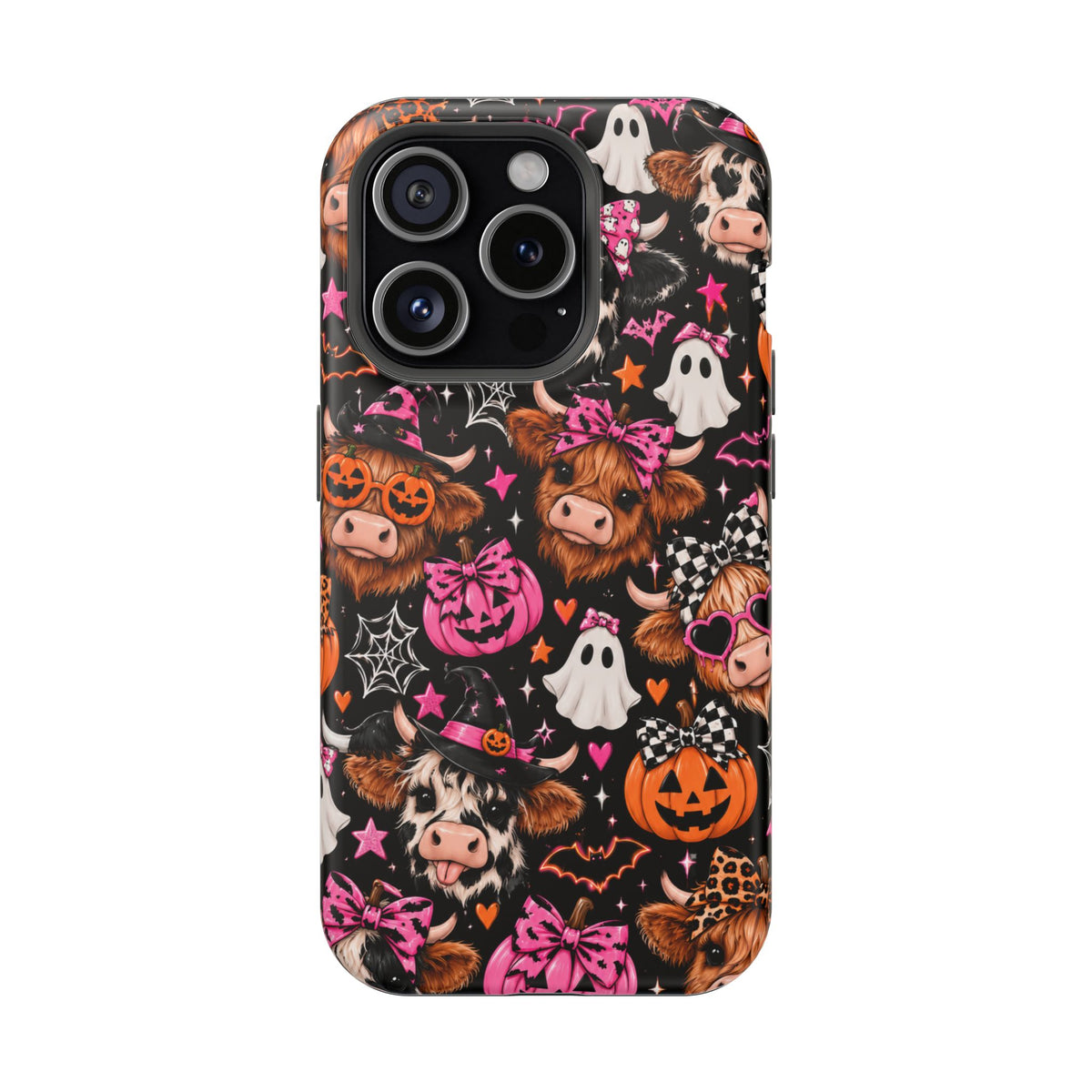 Halloween Cow Pattern Magnetic iPhone Case