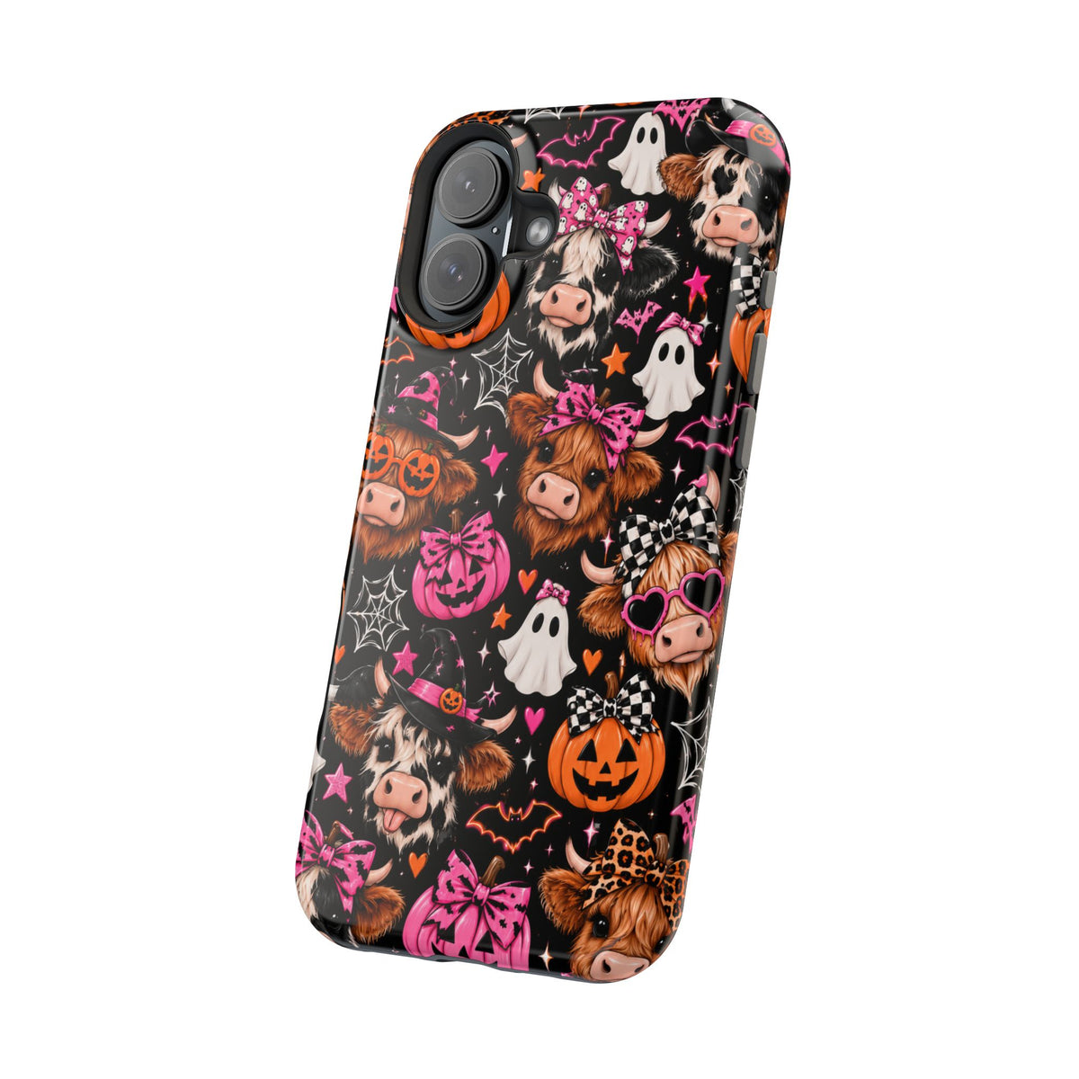 Halloween Cow Pattern Magnetic iPhone Case