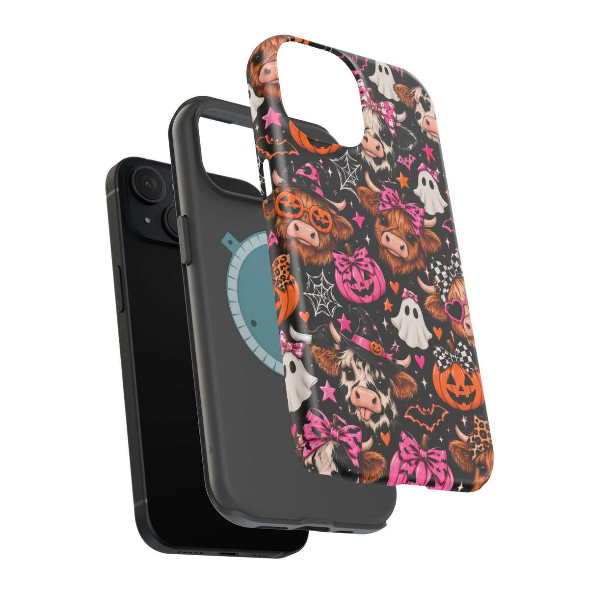 Halloween Cow Pattern Magnetic iPhone Case