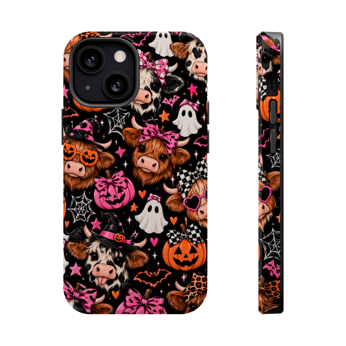 Halloween Cow Pattern Magnetic iPhone Case