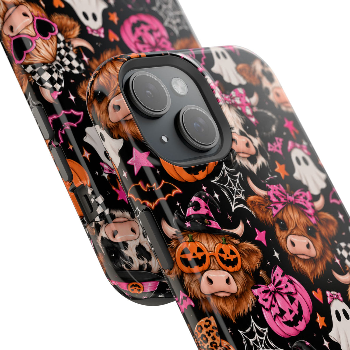 Halloween Cow Pattern Magnetic iPhone Case