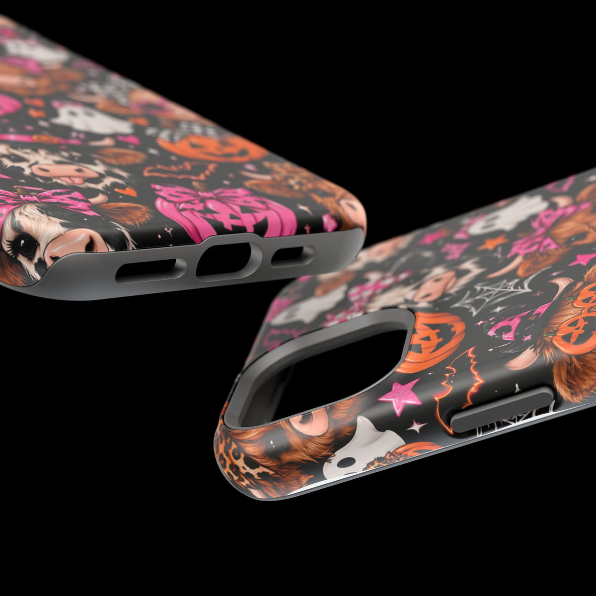 Halloween Cow Pattern Magnetic iPhone Case