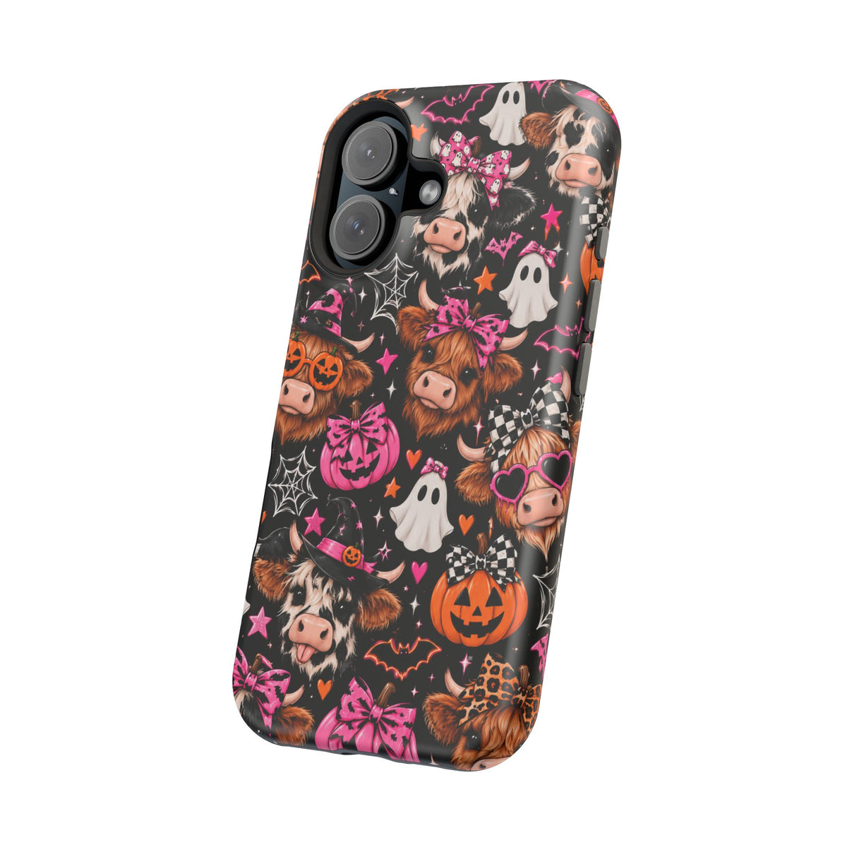 Halloween Cow Pattern Magnetic iPhone Case