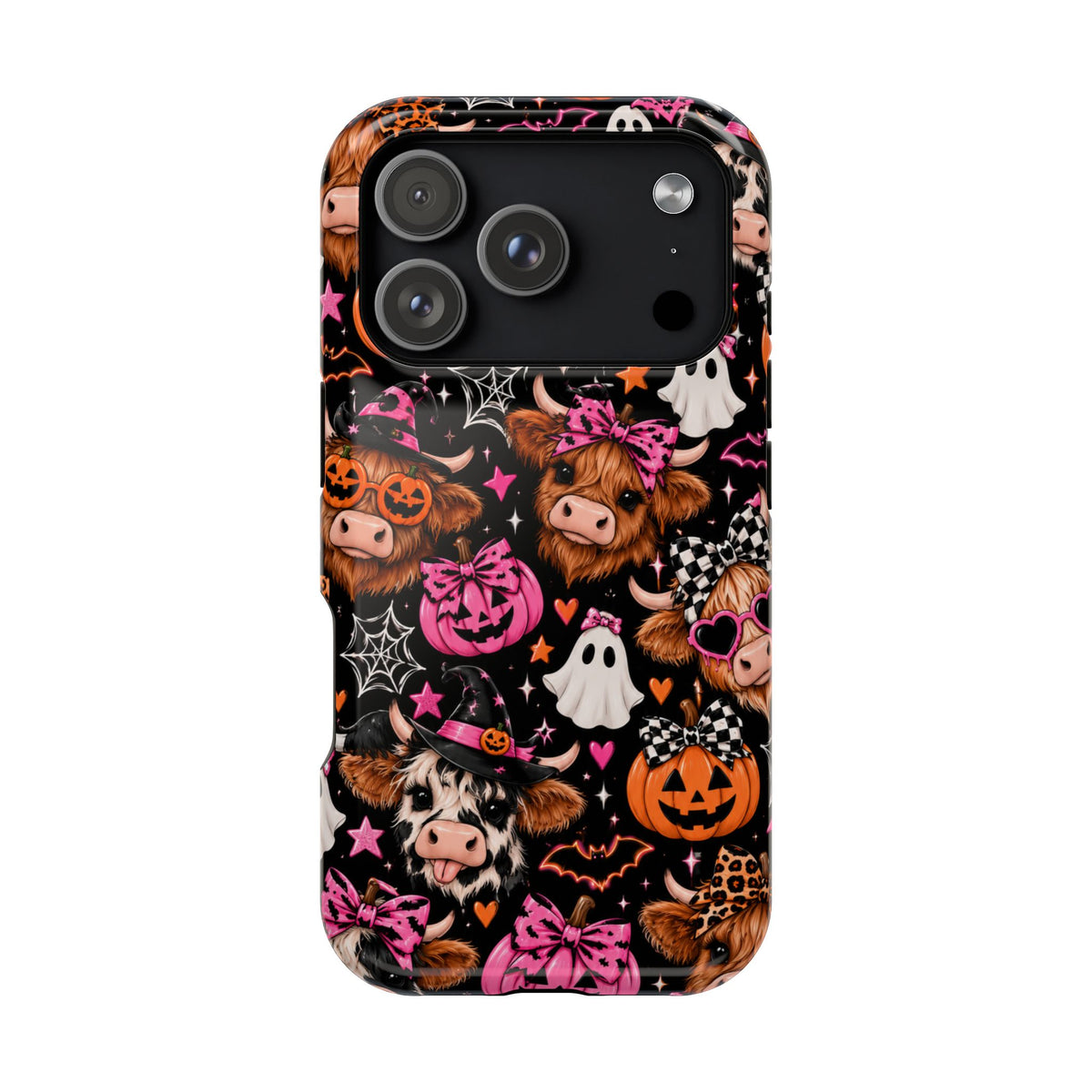 Halloween Cow Pattern Magnetic iPhone Case