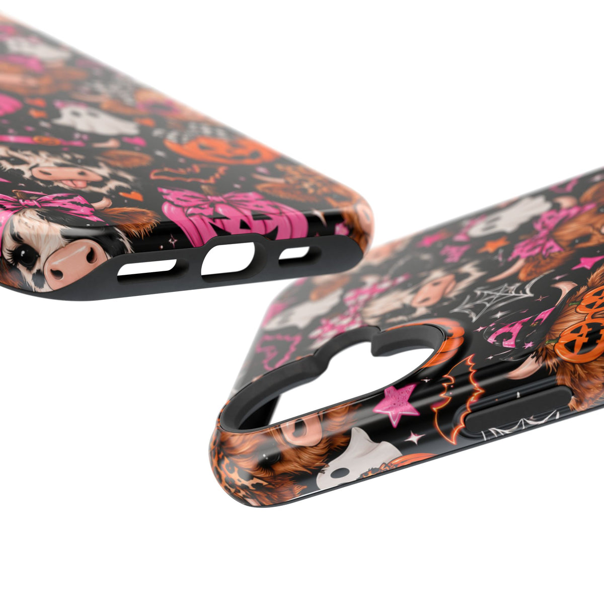 Halloween Cow Pattern Magnetic iPhone Case