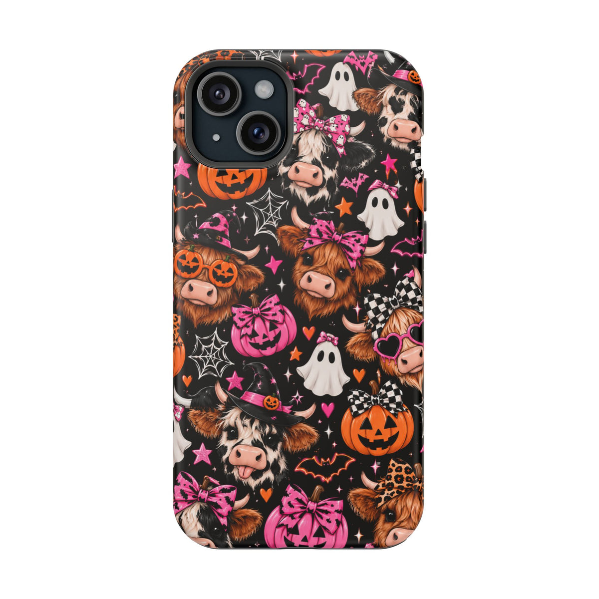 Halloween Cow Pattern Magnetic iPhone Case