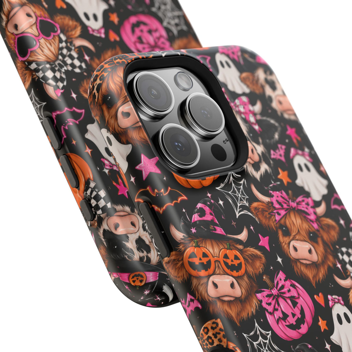 Halloween Cow Pattern Magnetic iPhone Case