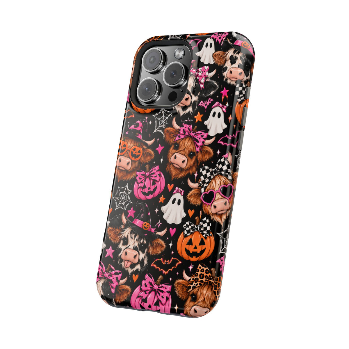 Halloween Cow Pattern Magnetic iPhone Case