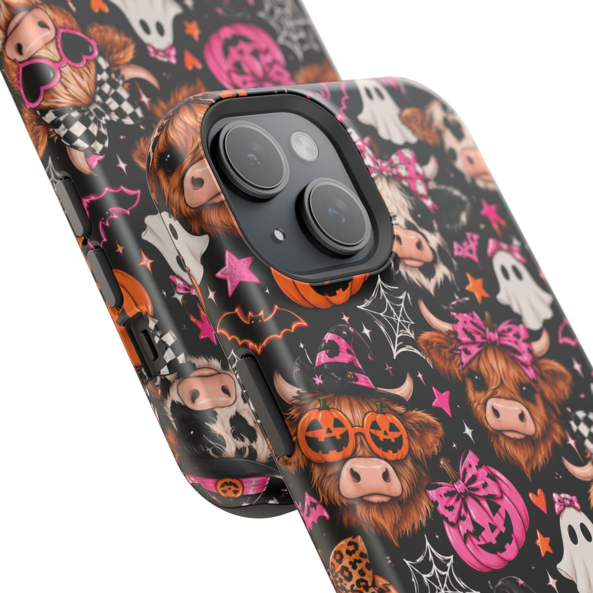 Halloween Cow Pattern Magnetic iPhone Case