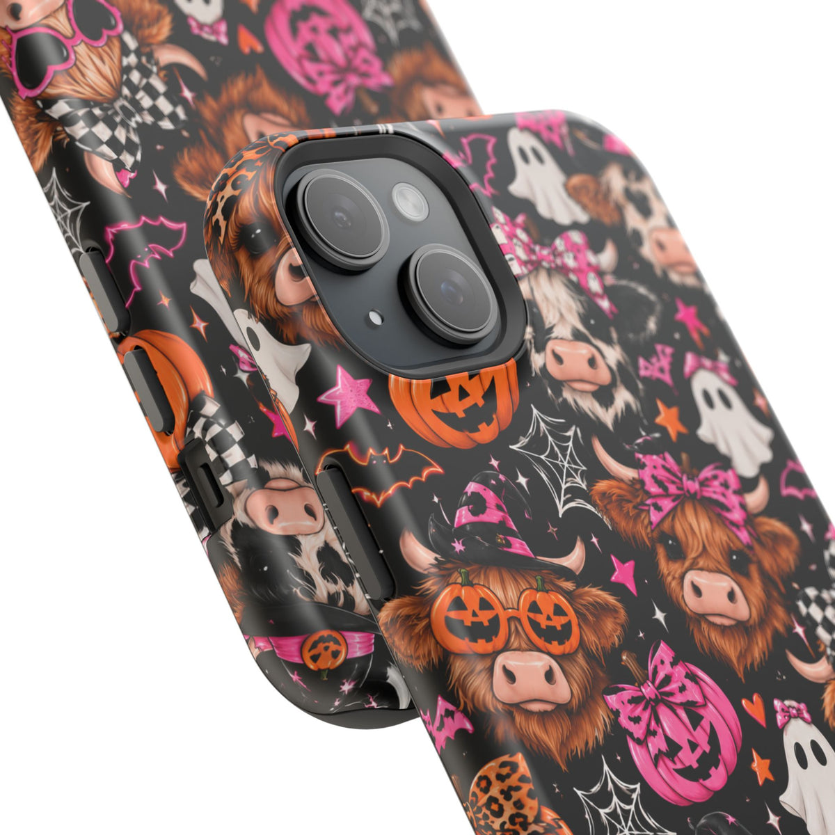 Halloween Cow Pattern Magnetic iPhone Case