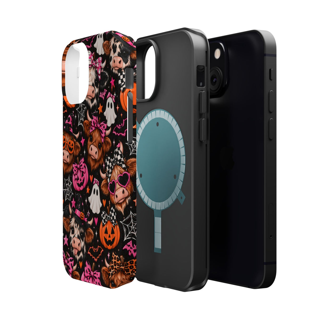 Halloween Cow Pattern Magnetic iPhone Case