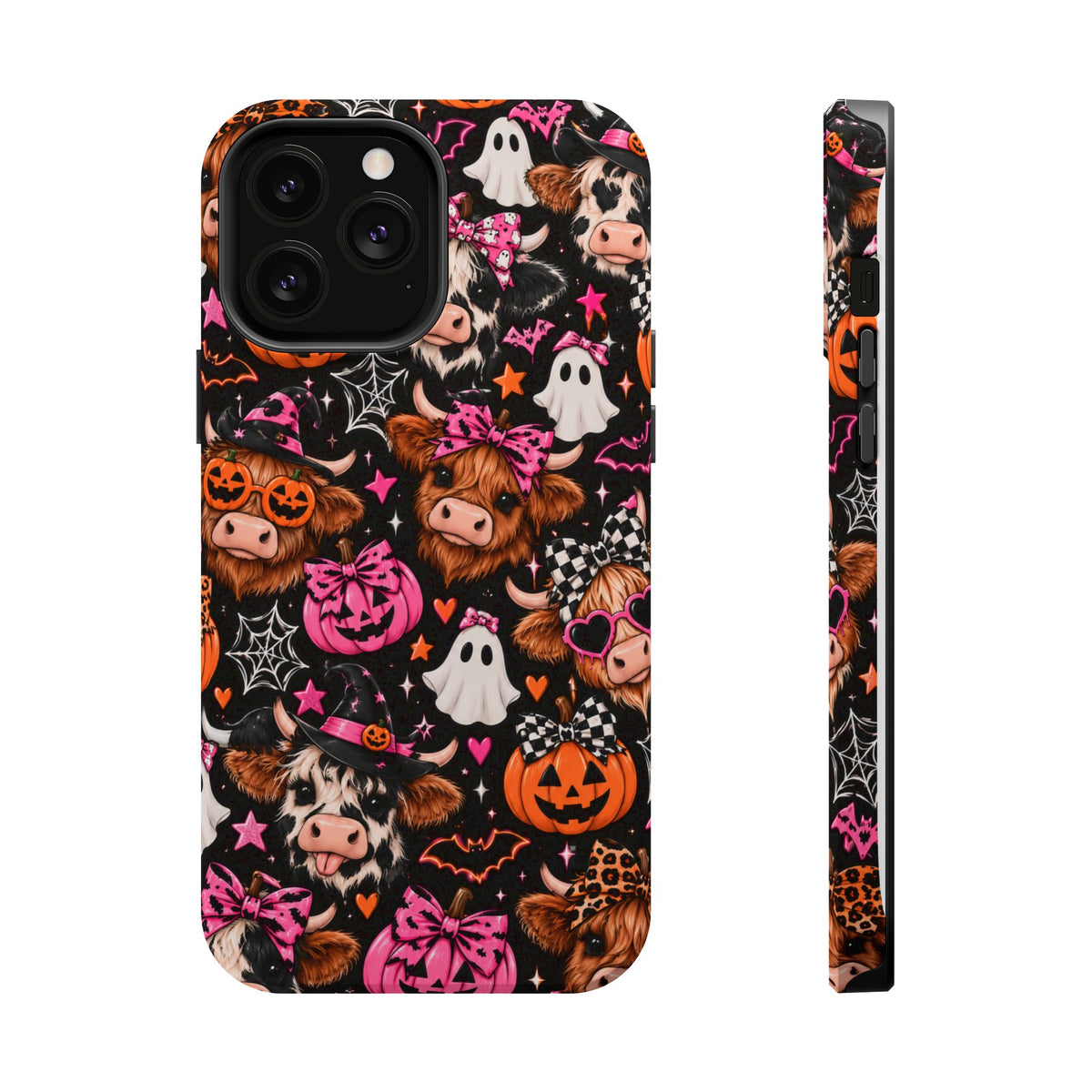 Halloween Cow Pattern Magnetic iPhone Case