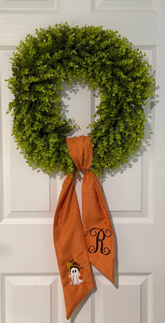 Ghost Wreath Sash